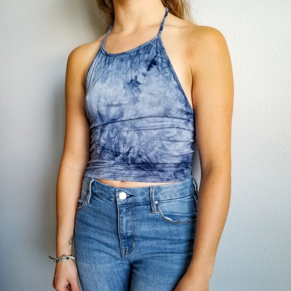 Women's Blue Tank - Picture 2 of 3